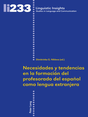 cover image of Necesidades y tendencias en la formación del profesorado de español como lengua extranjera